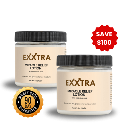 2 Pack Upgraded Miracle Nerve Relief Lotion