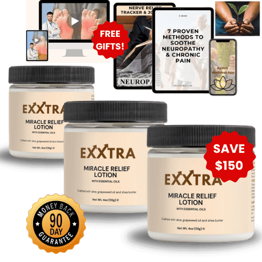 3 Pack Upgraded Miracle Nerve Relief Lotion