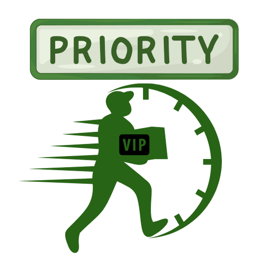 VIP Priority Processing + Shipping Insurance (Rush your order)